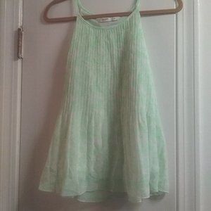 Old Navy pleated chiffon tank, adult xs